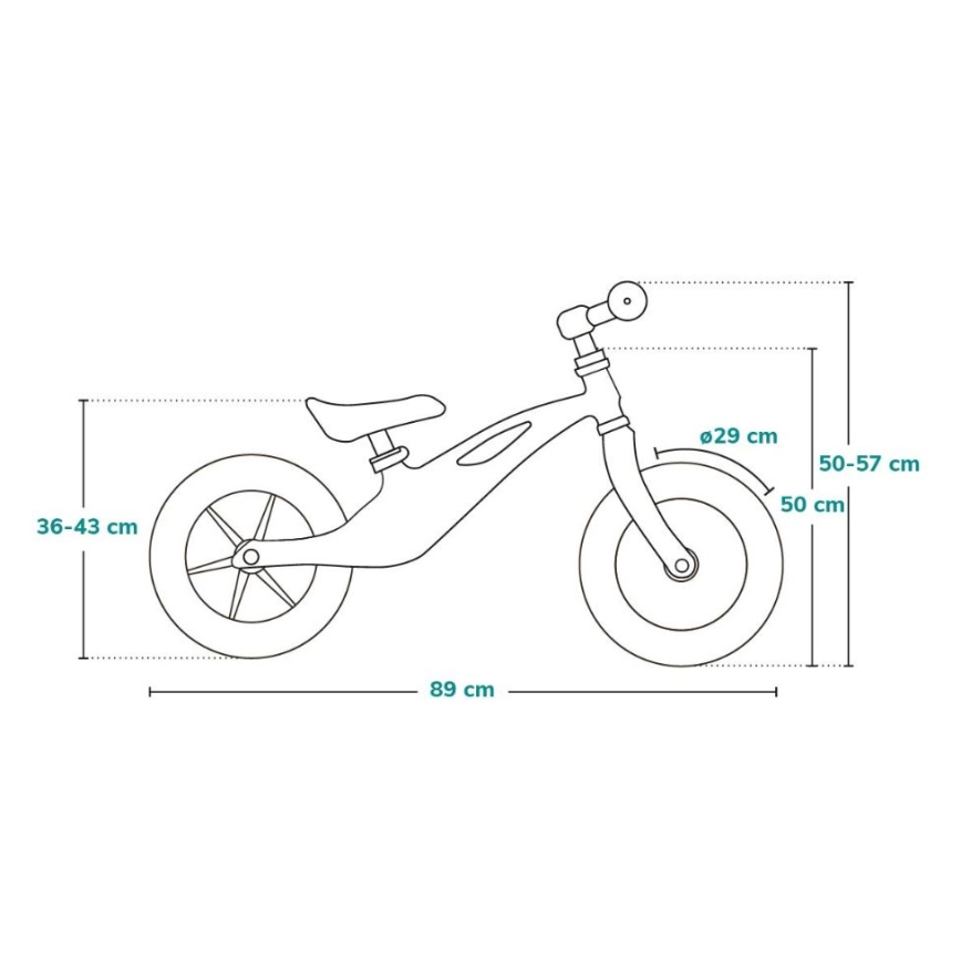 Lionelo - Rowerek biegowy BART TOUR szary/żółty