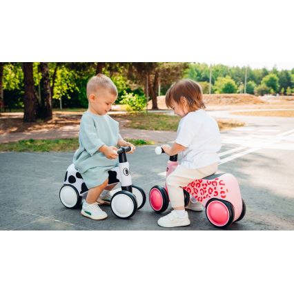 Lionelo - Rowerek biegowy SAMMY czarny/biały