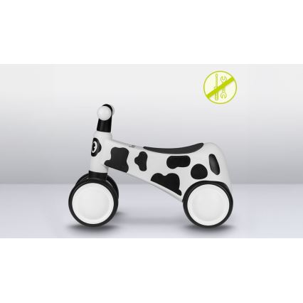 Lionelo - Rowerek biegowy SAMMY czarny/biały