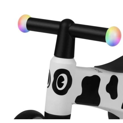 Lionelo - Rowerek biegowy SAMMY czarny/biały