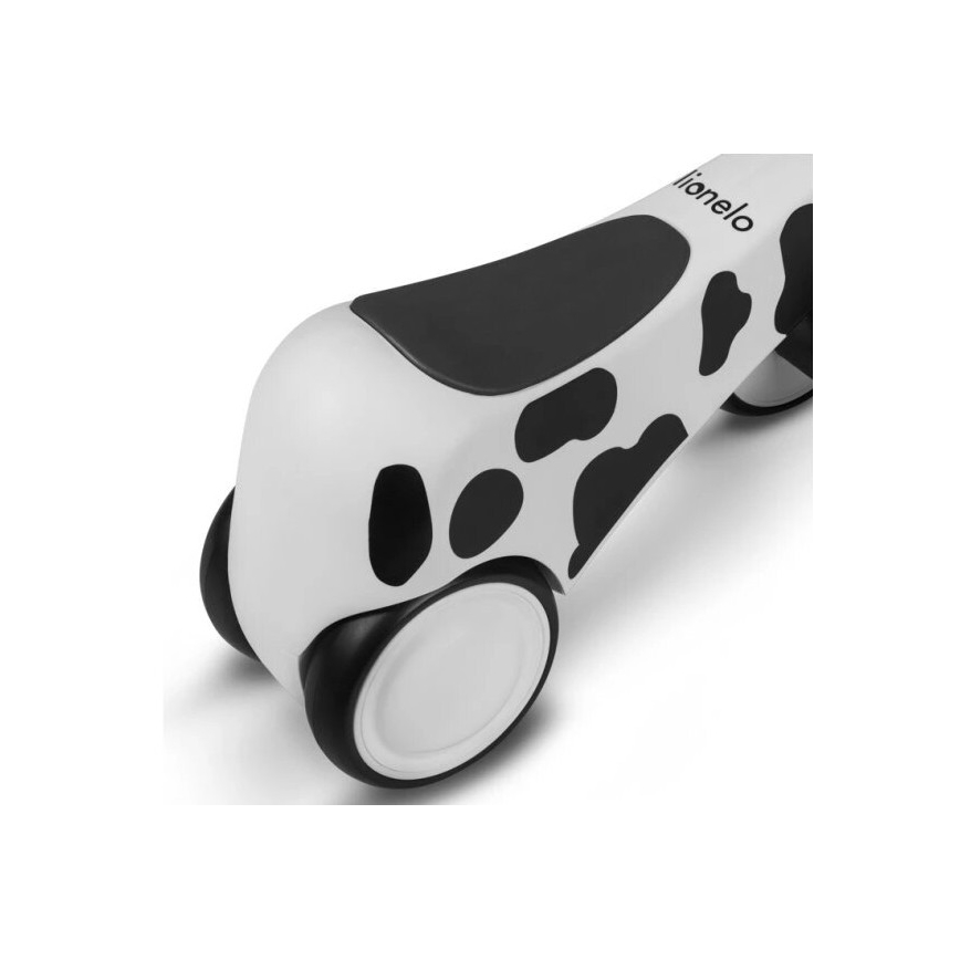 Lionelo - Rowerek biegowy SAMMY czarny/biały