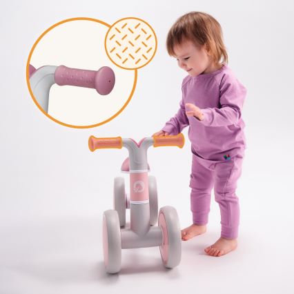 Lionelo - Rowerek biegowy VILLY Pink Rose