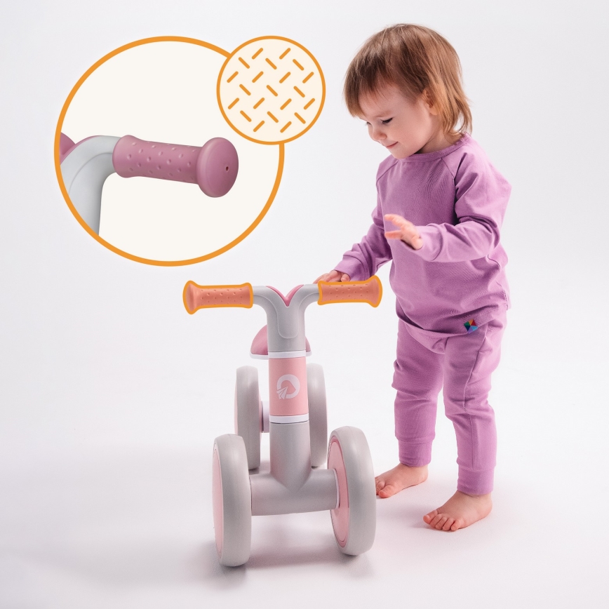 Lionelo - Rowerek biegowy VILLY Pink Rose