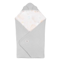 Lionelo - Rożek do fotelika samochodowego TRAVEL SWADDLE 90x90 cm Szary Balon