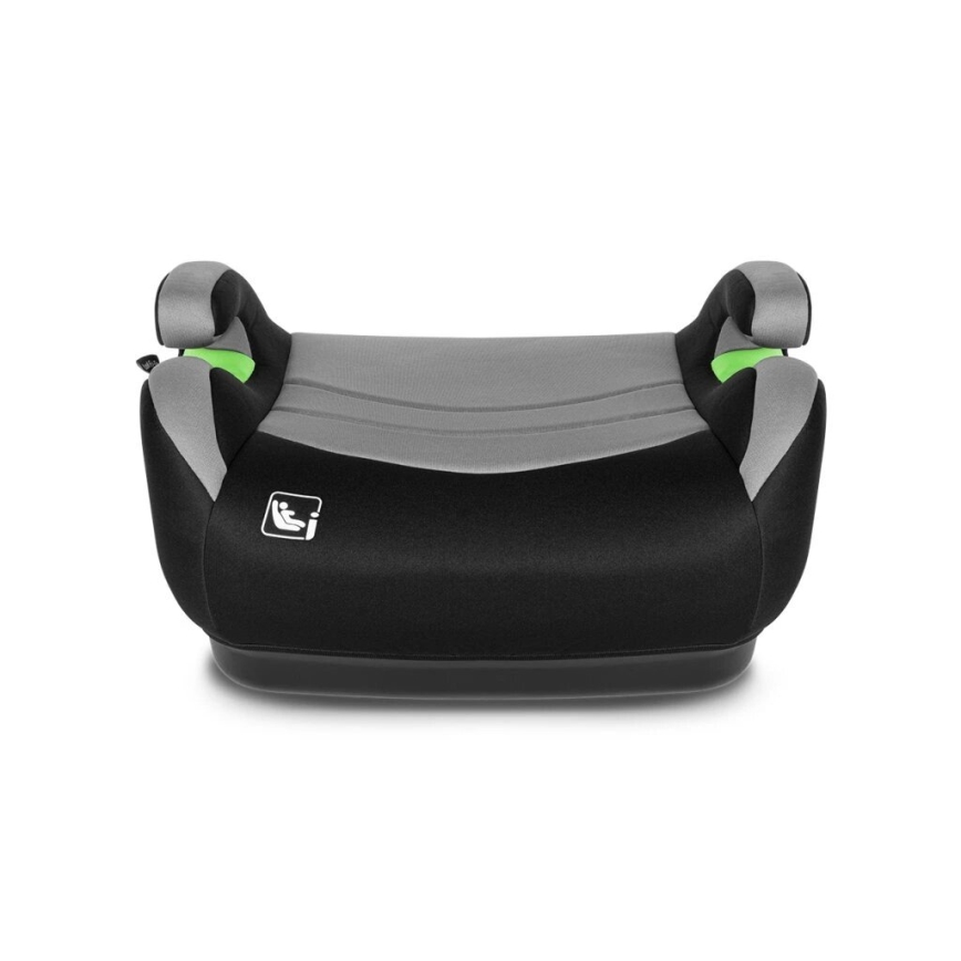 Lionelo - Siedzisko podwyższające do samochodu LUUK FIX i-Size 125-150 cm czarny/szary