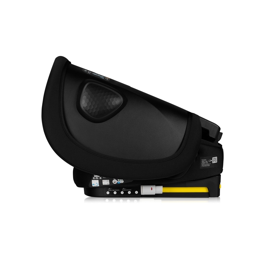 Lionelo - Składany fotelik samochodowy NELLY i-Size 76-150 cm Czarny karbon