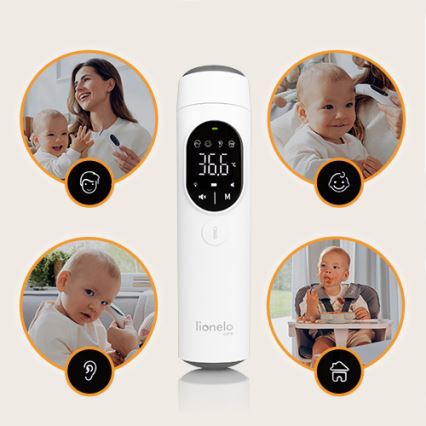 Lionelo - Termometr na podczerwień FEVERSCAN 2xAAA
