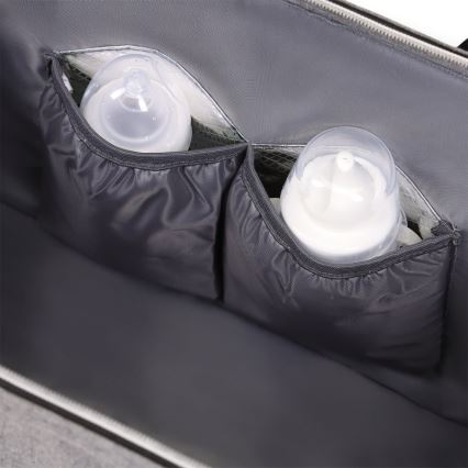 Lionelo - Torba pielęgnacyjna do wózka IDA Grey Concrete