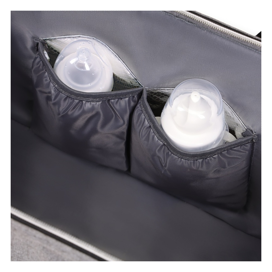 Lionelo - Torba pielęgnacyjna do wózka IDA Grey Concrete