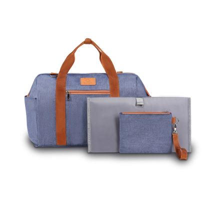 Lionelo - Torba pielęgnacyjna na wózek IDA Blue Denim