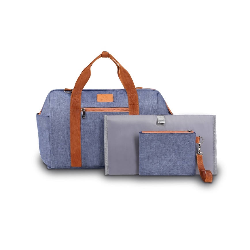 Lionelo - Torba pielęgnacyjna na wózek IDA Blue Denim