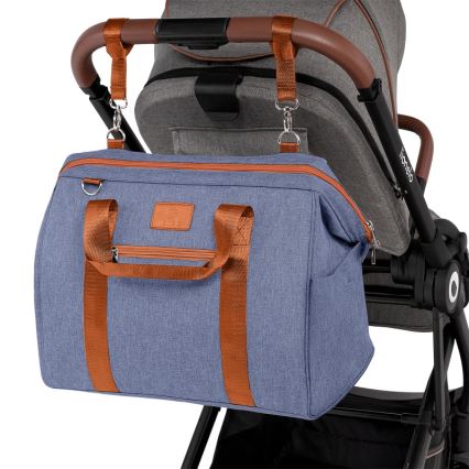 Lionelo - Torba pielęgnacyjna na wózek IDA Blue Denim
