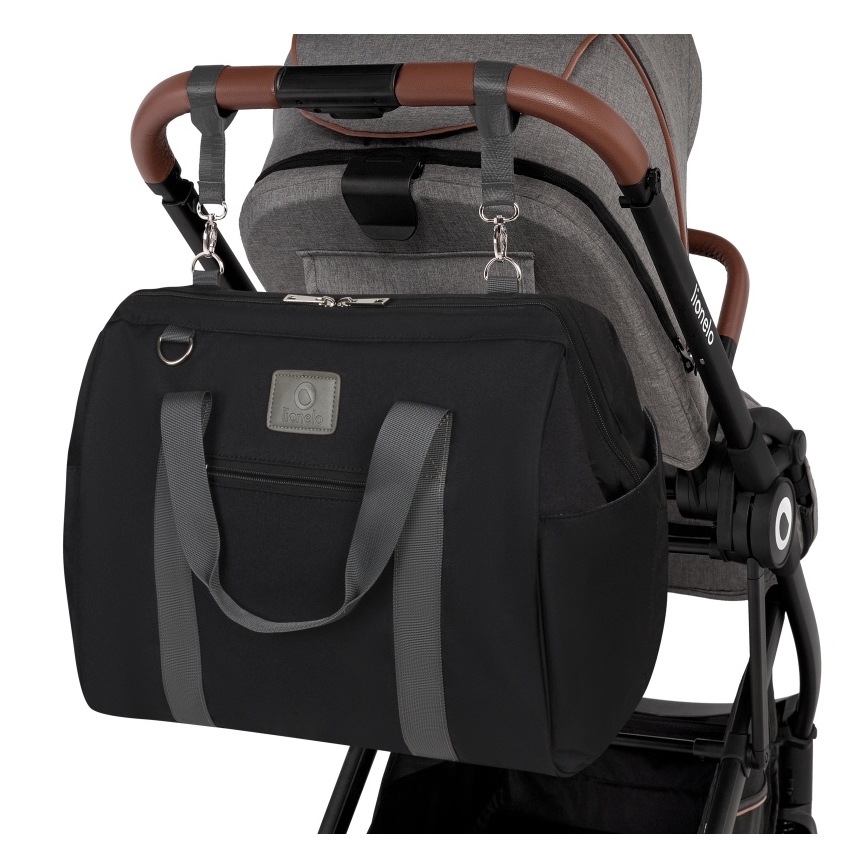 Lionelo - torba przewijająca do wózka IDA Black Onyx