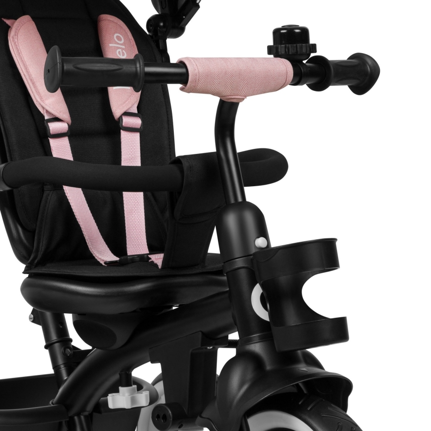 Lionelo - Trójkołowy rowerek dziecięcy BERRY Pink Rose