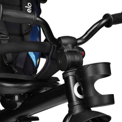 Lionelo - Trójkołowy rowerek dziecięcy HAARI czarny/wielobarwny