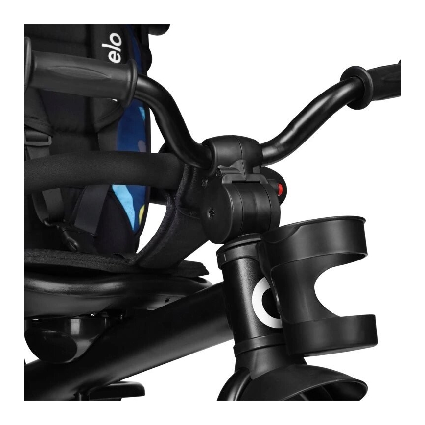 Lionelo - Trójkołowy rowerek dziecięcy HAARI czarny/wielobarwny