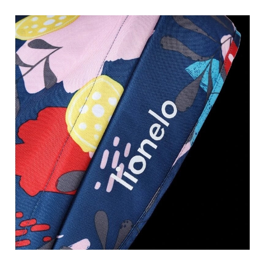 Lionelo - Trójkołowy rowerek dziecięcy HAARI czarny/wielobarwny