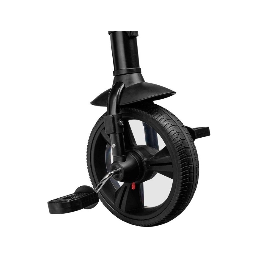 Lionelo - Trójkołowy rowerek dziecięcy HAARI czarny/wielobarwny