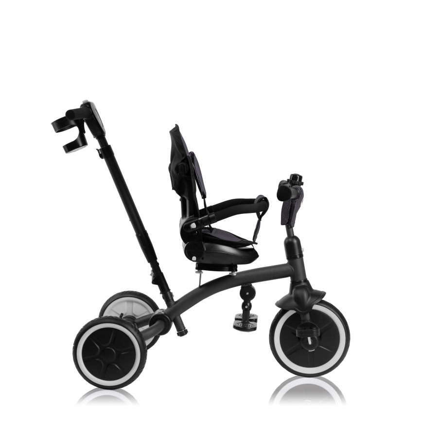 Lionelo - Trójkołowy rowerek dziecięcy TRIS PLUS Grey Stone