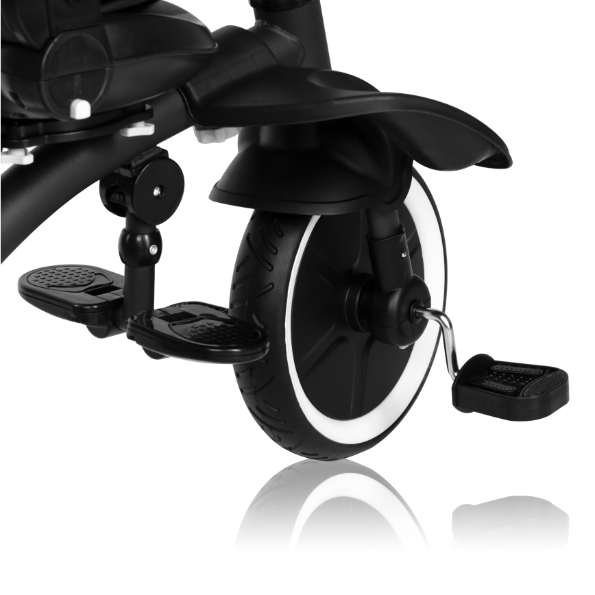 Lionelo - Trójkołowy rowerek dziecięcy TRIS PLUS Grey Stone