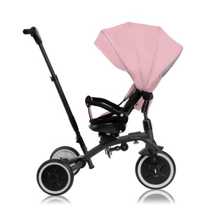 Lionelo - Trójkołowy rowerek dziecięcy TRIS PLUS Pink Rose