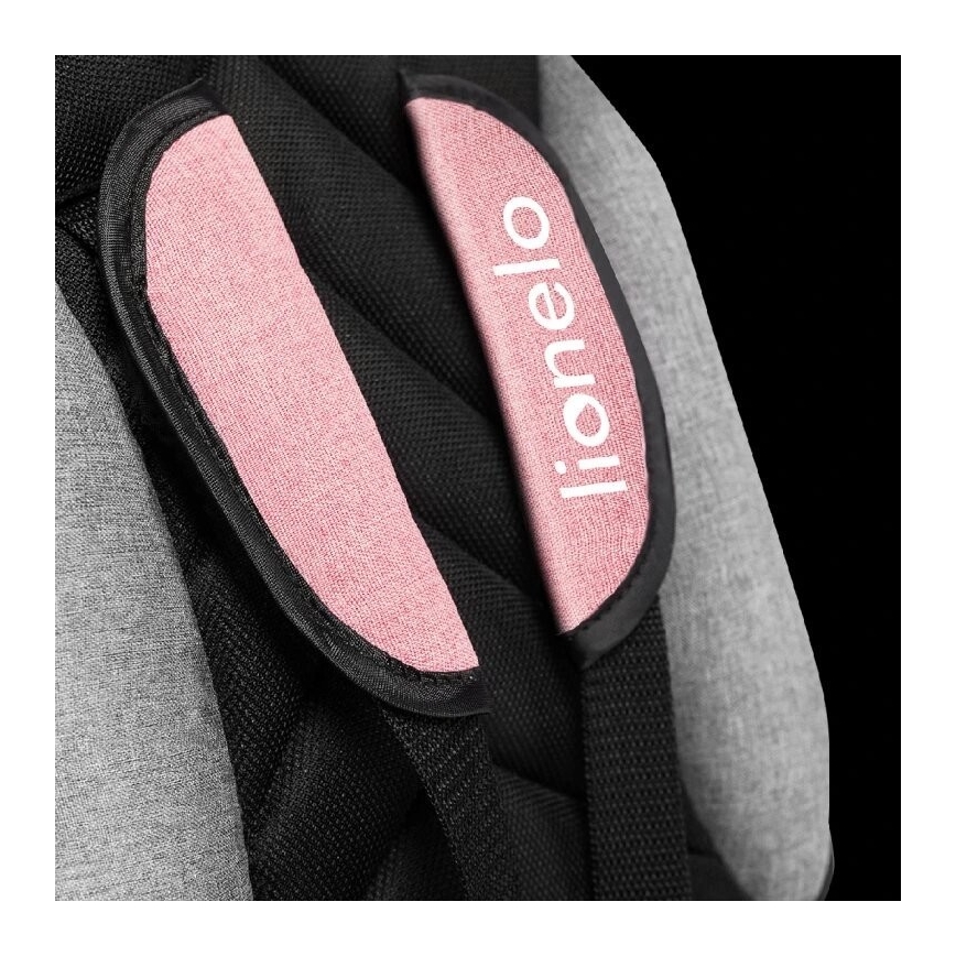 Lionelo - Trójkołowy rowerek dziecięcy TRIS różowy/szary