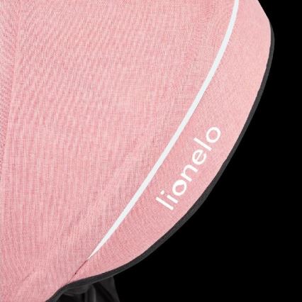 Lionelo - Trójkołowy rowerek dziecięcy TRIS różowy/szary