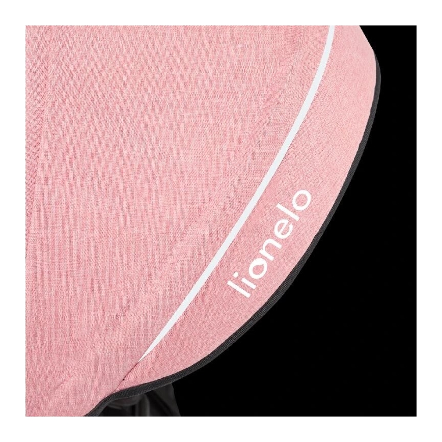 Lionelo - Trójkołowy rowerek dziecięcy TRIS różowy/szary