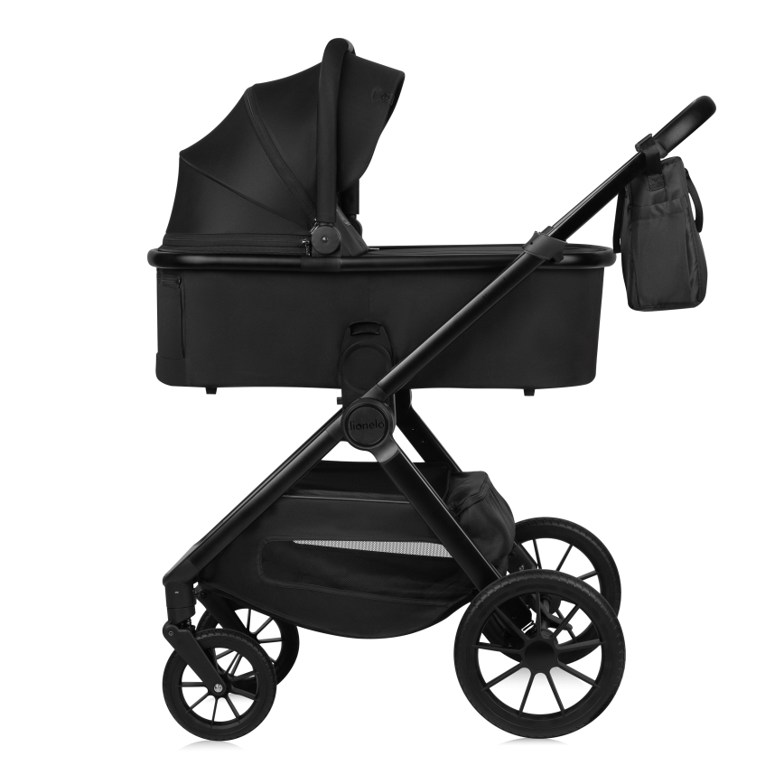 Lionelo - Wielofunkcyjny wózek 2w1 LAYLA Black Onyx