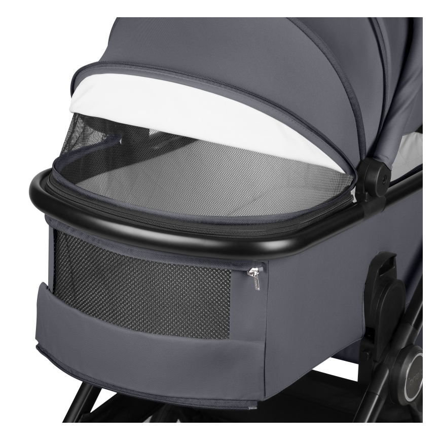 Lionelo - Wielofunkcyjny wózek 3w1 LAYLA Grey Stone