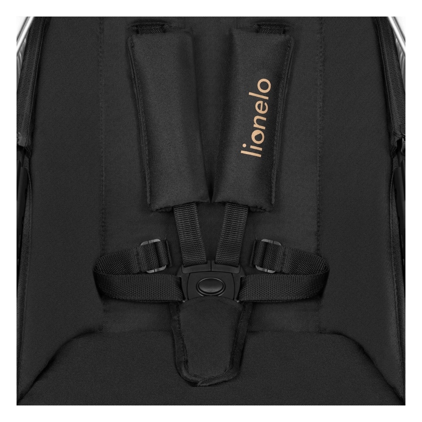 Lionelo - Wózek 2w1 AMBER Czarny Onyks