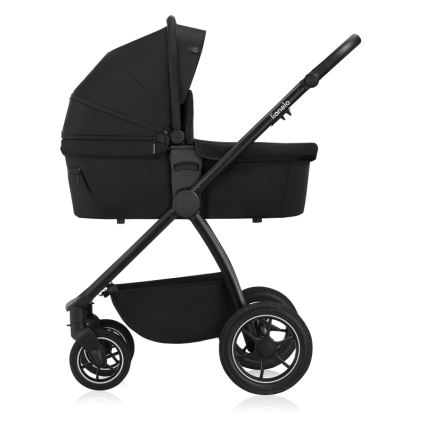 Lionelo - Wózek głęboko-spacerowy 2 w 1 MERIL Black Onyx