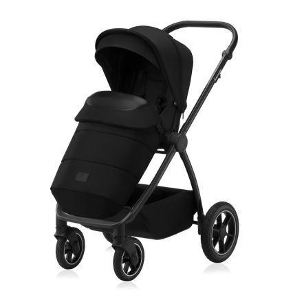 Lionelo - Wózek głęboko-spacerowy 2 w 1 MERIL Black Onyx