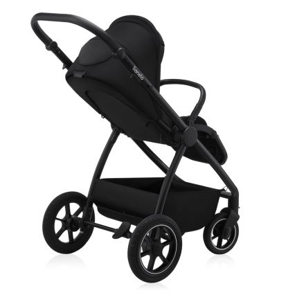 Lionelo - Wózek głęboko-spacerowy 2 w 1 MERIL Black Onyx
