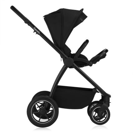 Lionelo - Wózek głęboko-spacerowy 2 w 1 MERIL Black Onyx