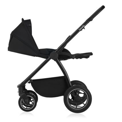 Lionelo - Wózek głęboko-spacerowy 2 w 1 MERIL Black Onyx