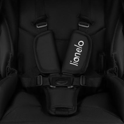 Lionelo - Wózek głęboko-spacerowy 2 w 1 MERIL Black Onyx