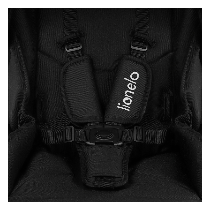 Lionelo - Wózek głęboko-spacerowy 2 w 1 MERIL Black Onyx
