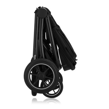 Lionelo - Wózek głęboko-spacerowy 2 w 1 MERIL Black Onyx