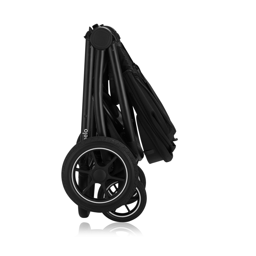 Lionelo - Wózek głęboko-spacerowy 2 w 1 MERIL Black Onyx