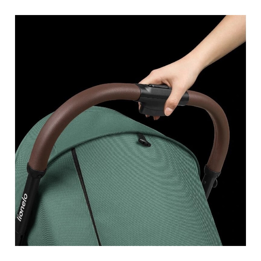 Lionelo - Wózek INGRID zielono-czarny