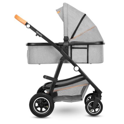 Lionelo - Wózek kombinowany 2 w 1 AMBER Grey Stone