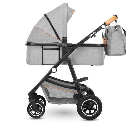 Lionelo - Wózek kombinowany 2 w 1 AMBER Grey Stone