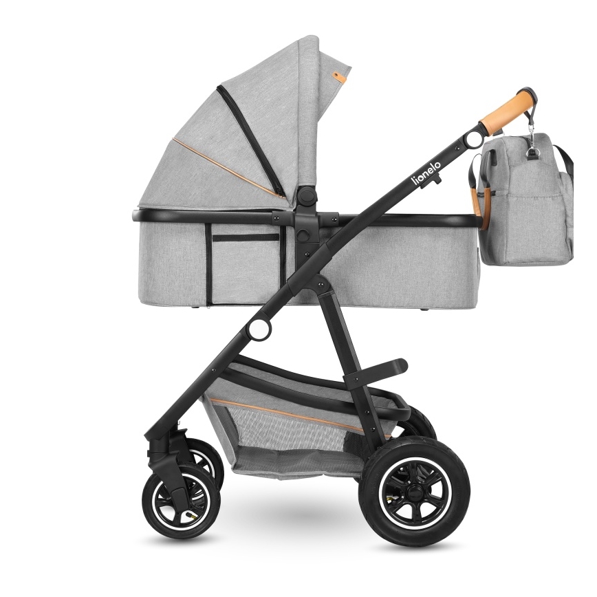 Lionelo - Wózek kombinowany 2 w 1 AMBER Grey Stone