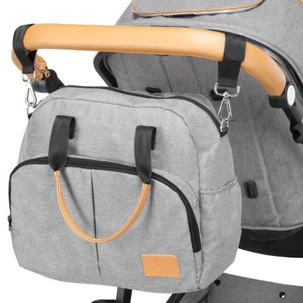 Lionelo - Wózek kombinowany 2 w 1 AMBER Grey Stone