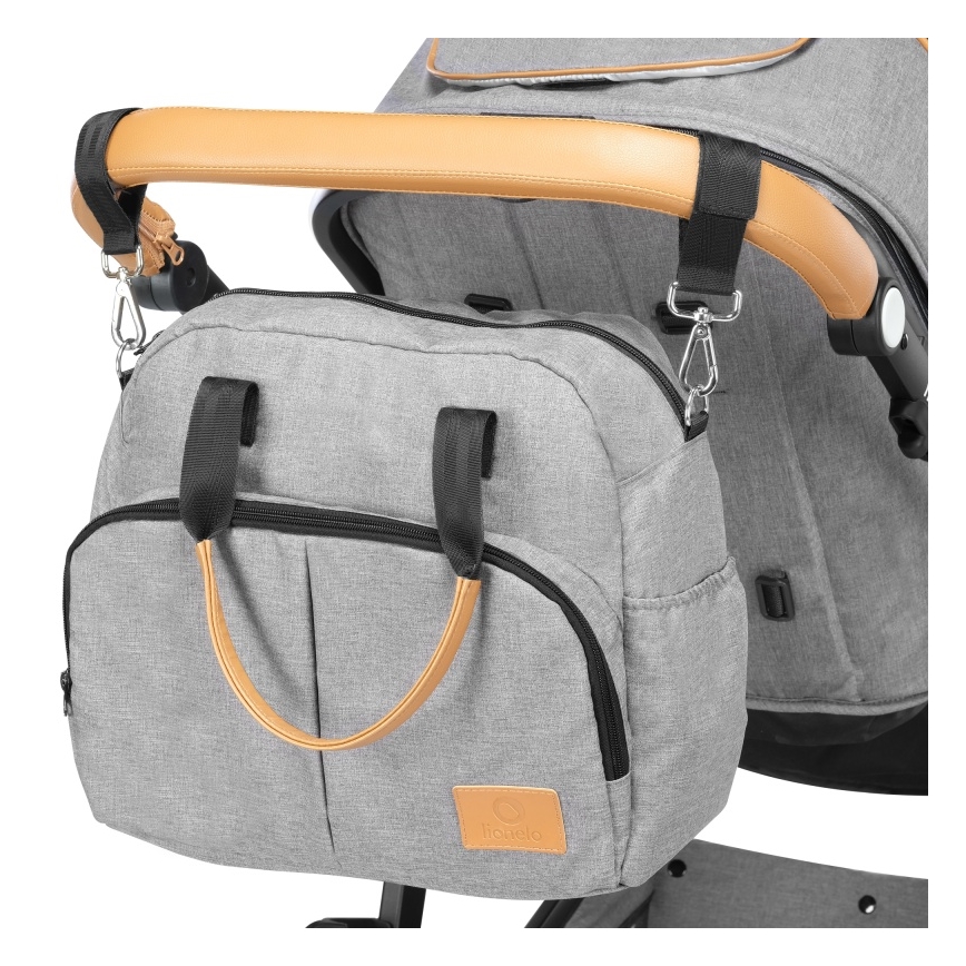 Lionelo - Wózek kombinowany 2 w 1 AMBER Grey Stone