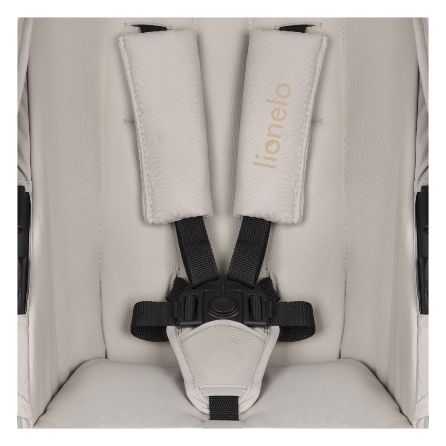 Lionelo - Wózek kombinowany 2 w 1 AMBER PLUS, kolor Beżowy (Sand)