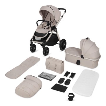 Lionelo - Wózek kombinowany 2 w 1 LAYLA Beige Sand