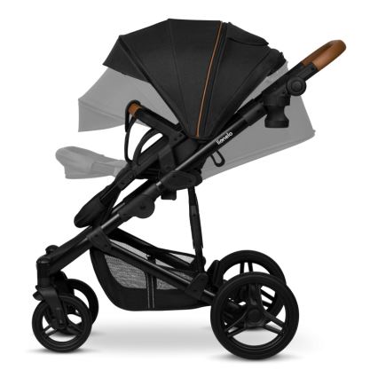 Lionelo - Wózek kombinowany 2 w 1 MARI TOUR Black Onyx