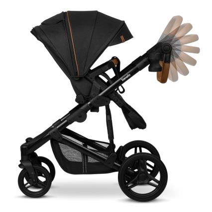Lionelo - Wózek kombinowany 2 w 1 MARI TOUR Black Onyx